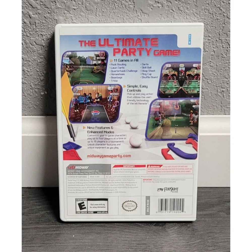 Game Party 2 - Nintendo Wii Video Game (2008)